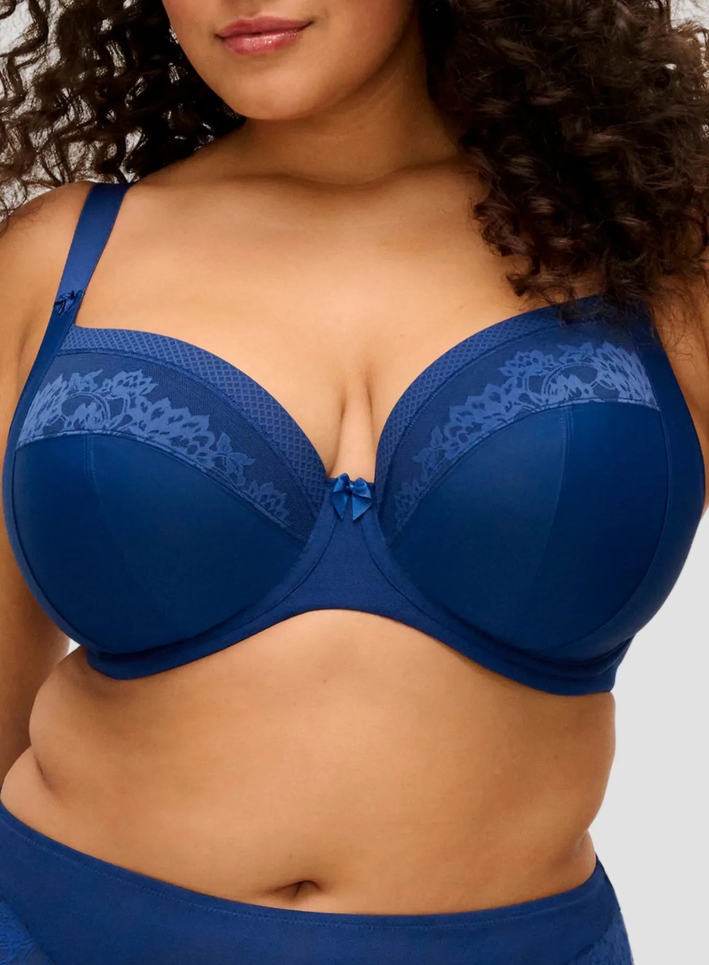 Nerina Underwired Plunge Bra French Navy