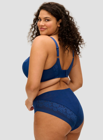 Nerina Underwired Plunge Bra French Navy
