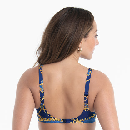 Anita Blue Denim Bikini Top