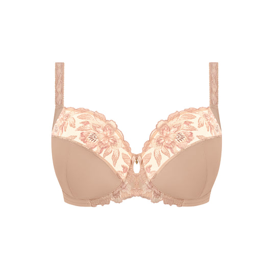 Magdalena Underwired Side Support Bra - Natural