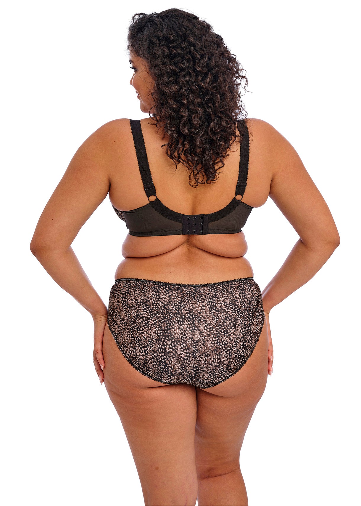 Morgan Bra - Ebony, White