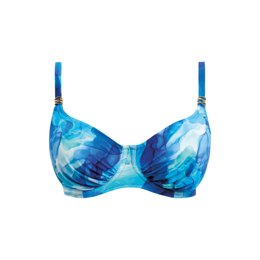 Saunton Sands Uw Gathered Full Cup Bikini Top